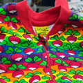 DUNS Organic Cotton Zip Sleepsuit - Rainbow Stripe