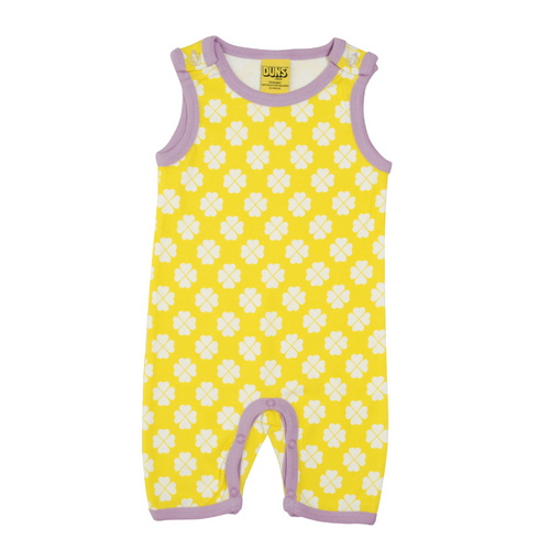 Yellow Clover Organic Cotton Summer Romper