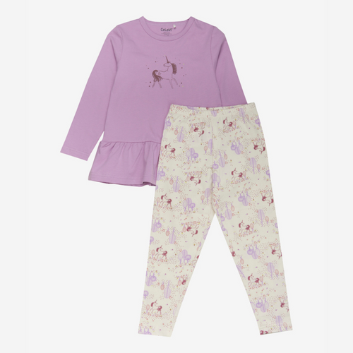 Pyjamas Set - Pink Unicorns