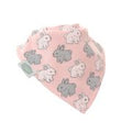Ziggle Baby Bandana Bib 4 Pack - Cuddly Pinks