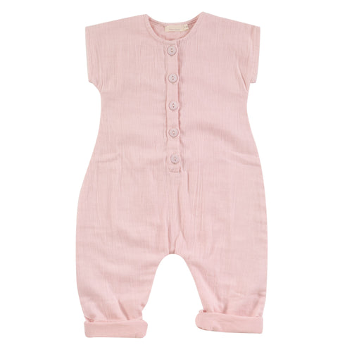 Muslin Jumpsuit - Pink