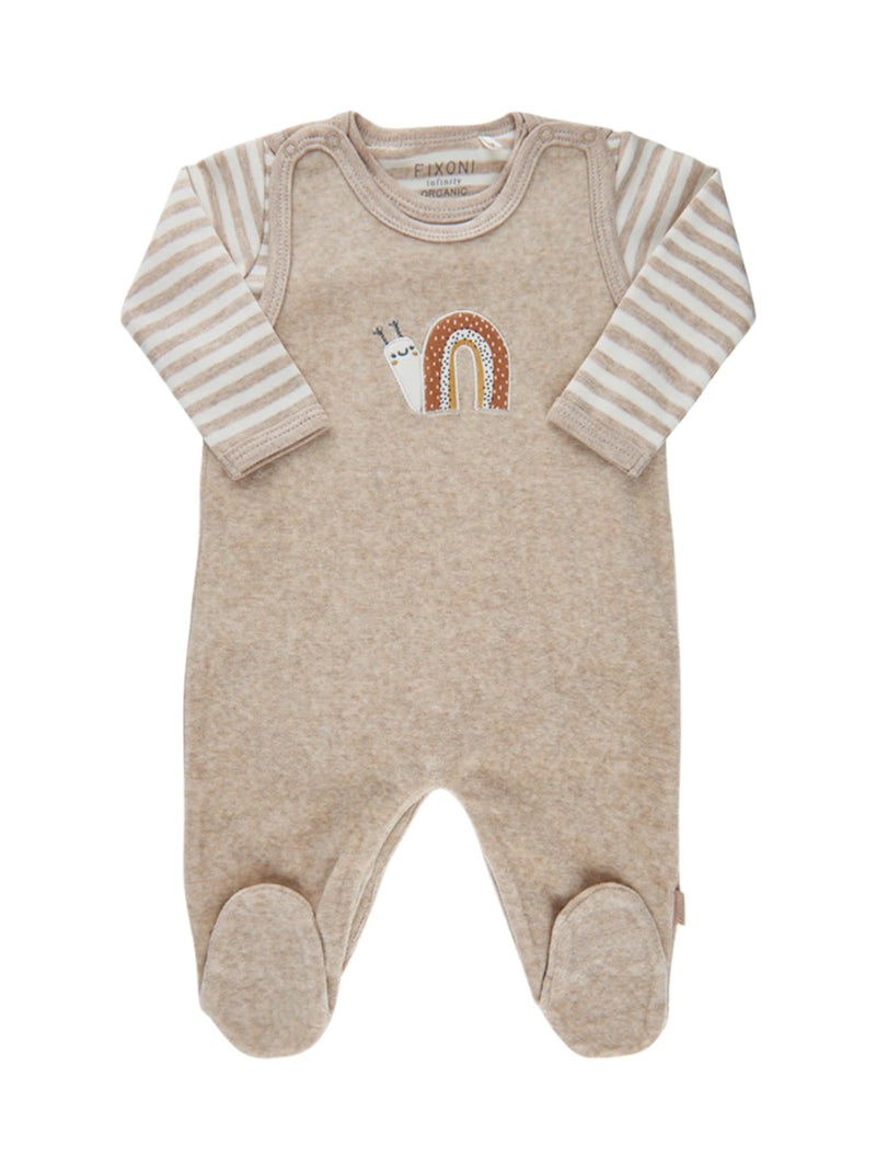 Romper and Bodysuit Gift Set - Rainbow Snail