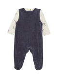 Velour Romper and Bodysuit Gift Set - Odyssey Gray