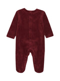 Velour Romper - Syrah