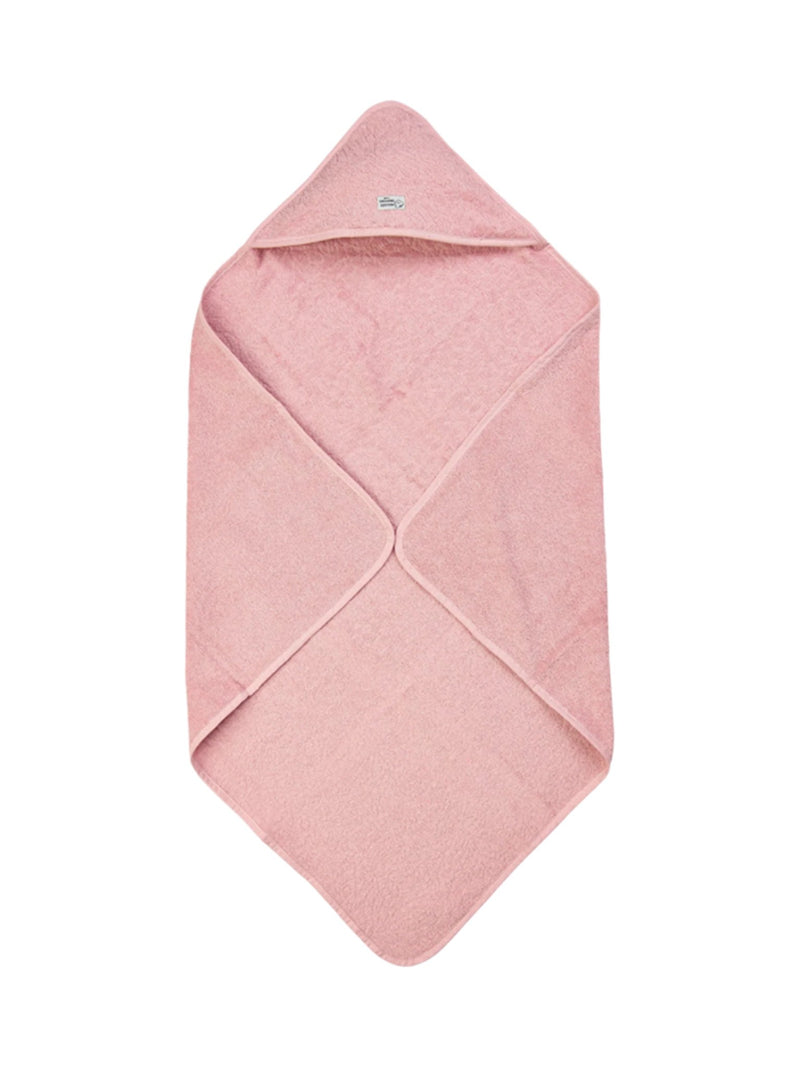 Pippi Organic Cotton Hooded Towel - Misty Rose