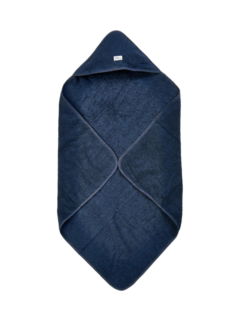 Pippi Organic Cotton Hooded Towel - Midnight Blue