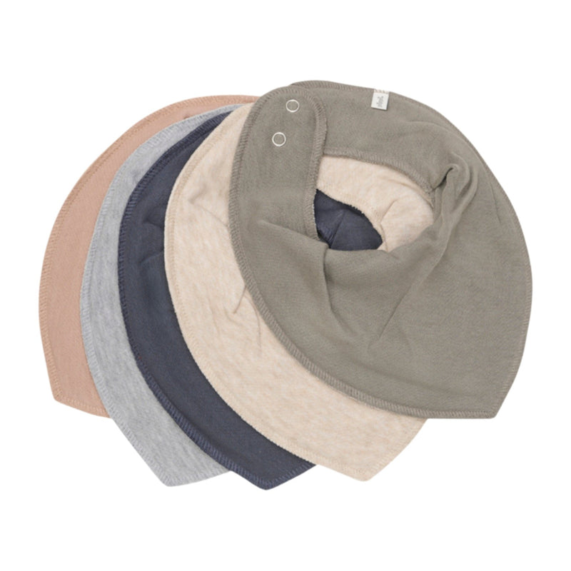 Pippi Dribble Bib Set - 5 Pack Vetiver