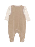 Velour Romper and Bodysuit Gift Set - Rainbow