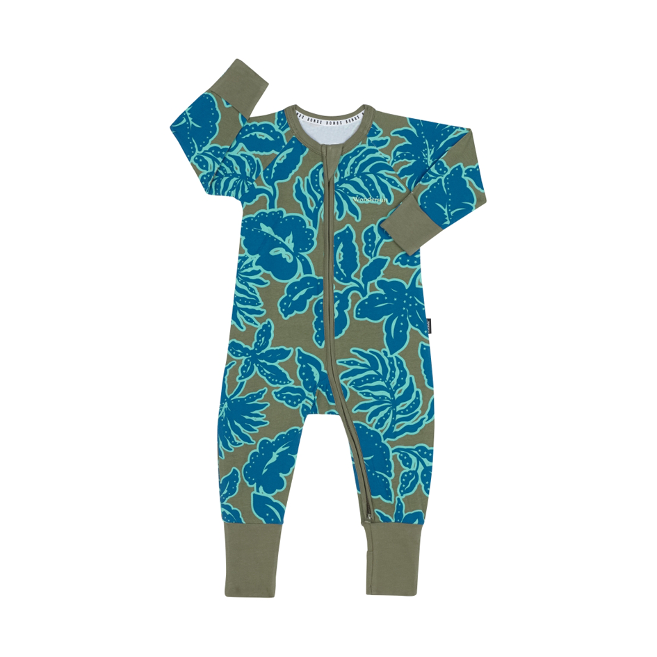 Bonds Wondersuit Leafy Tropical Survivor
