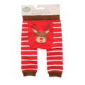Ziggle Knitted Baby Footless Leggings - Reindeer
