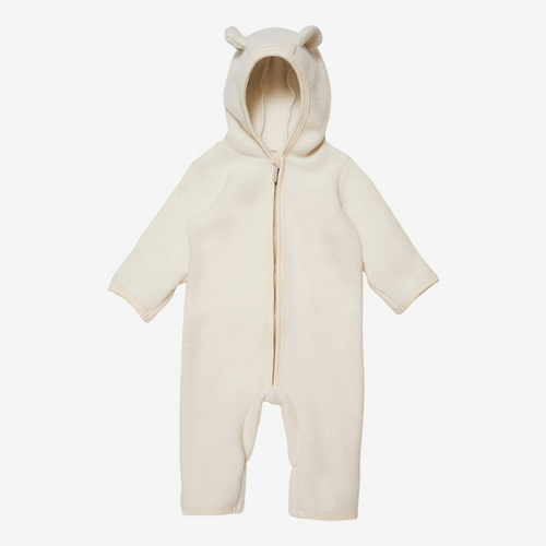 Allie Pram Suit  with Ears - 100% Soft Wool