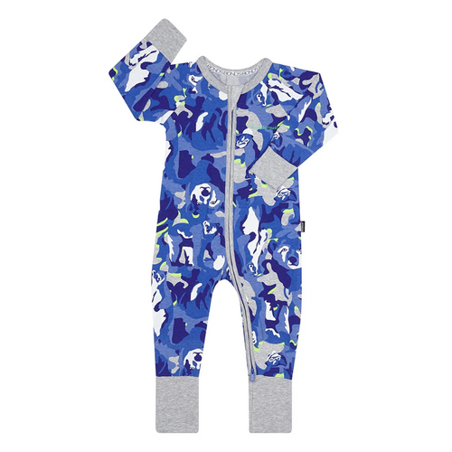 Bonds Wondersuit - Polar Bear Camo New Grey Marle
