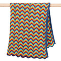 Rainbow Wave Knit Blanket & Rainbow Socks Gift Set
