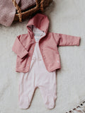 FIXONI Baby Bunny Rose Romper and Bodysuit Gift Set