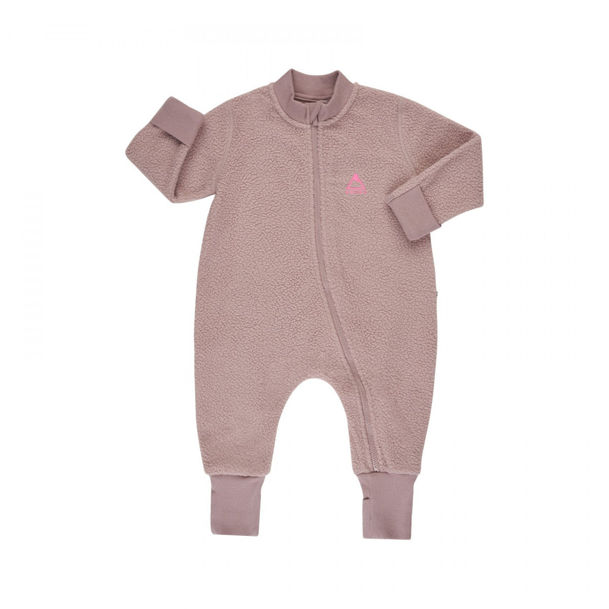 Bonds Dusty Mauve Sherpa Fleece Wondersuit1