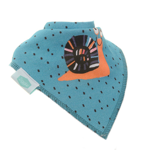 Ziggle Bandana Snail Dribble Bib