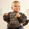 Bibetta Feeding Bib - UltraBib with Raglan Sleeves - Dinosaurs