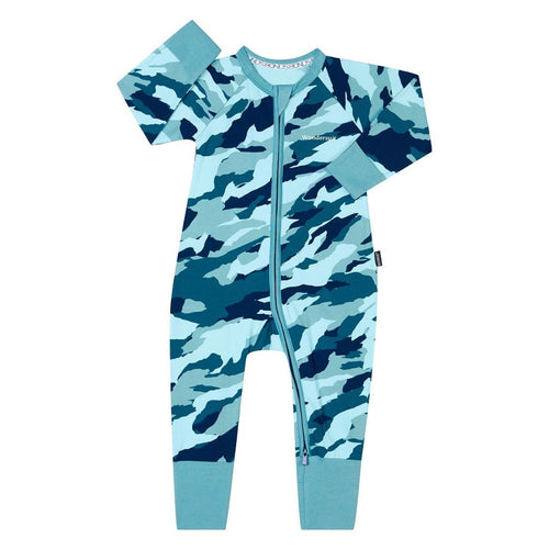 Bonds Now You See Me Camo Blue Wondersuit