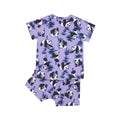 Bonds Short Sleeve Pyjamas Set - Panda Sticker Cotton Lilac