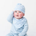 Cuddly Blues Bib Set