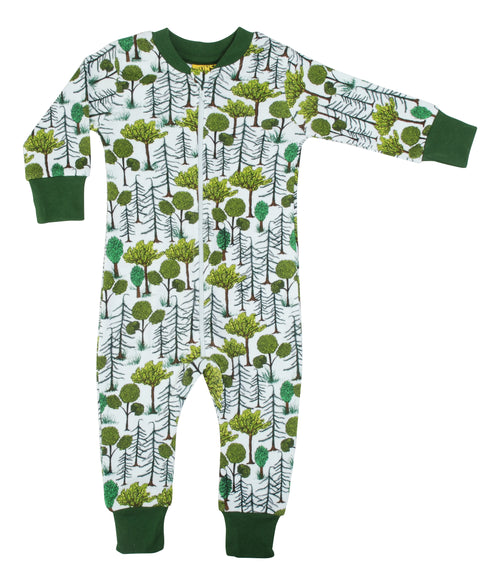 DUNS Enchanted Forest - Organic Cotton Zip Sleepsuit