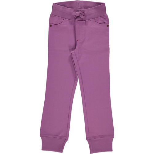 Maxomorra Light Purple Twill Rib Pants