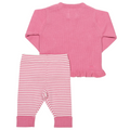 Rose Pink Heart Knit Set