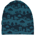 Maxomorra Blue Landscape Organic Cotton Beanie Hat