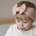 Pale Pink Top Bow Turban Headband
