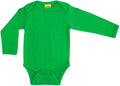 Long Sleeve Green Organic Cotton Bodysuit