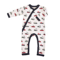 Boat Print Romper & Blanket Gift Set